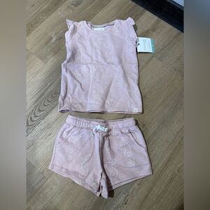 Carter's Pink Seahorse Kids Matching Set